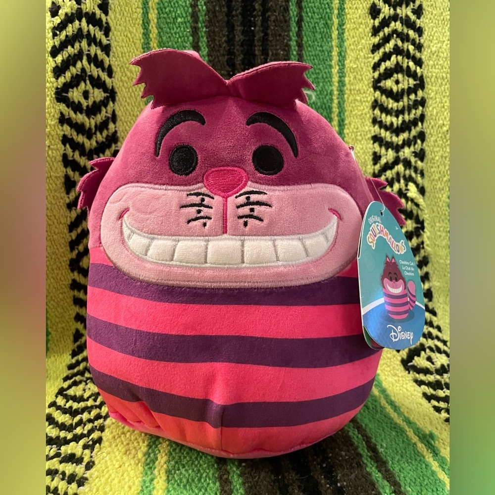 Squishmallow Disney Alice in Wonderland Cheshire Cat 6.5 in